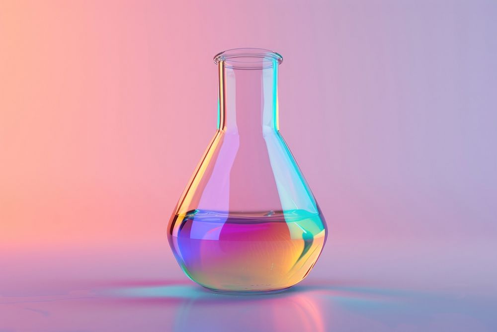 Science glass science bottle.