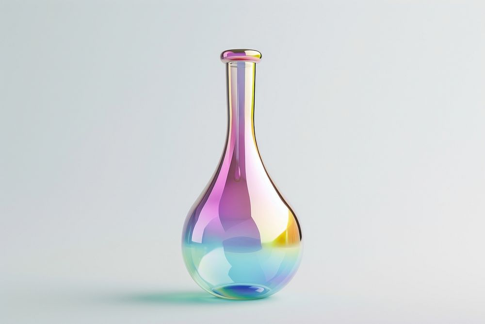 Science glass science bottle.
