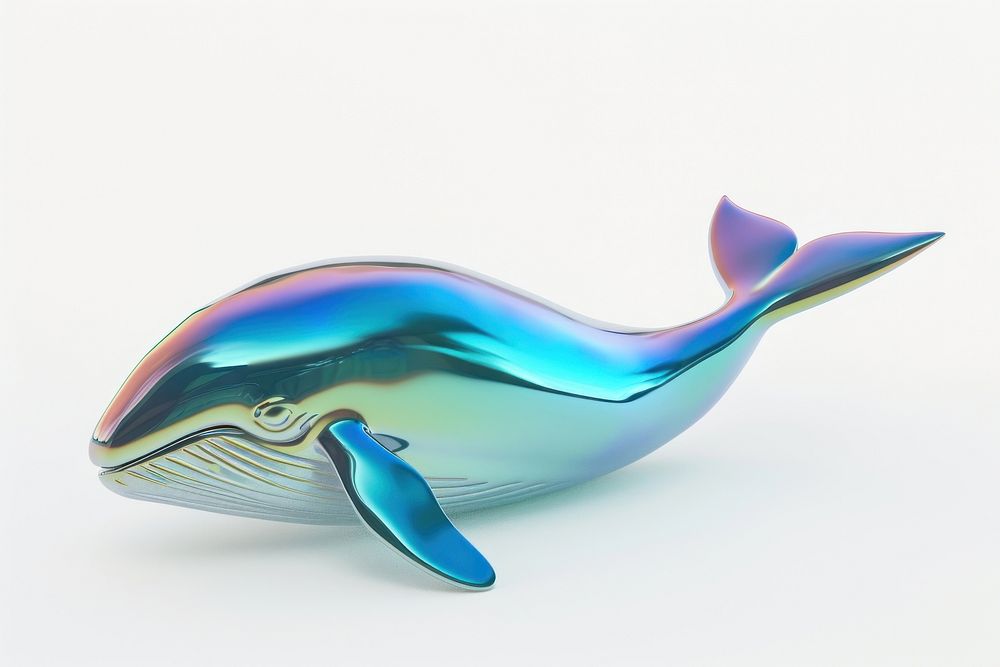 Simple whale dolphin animal mammal.