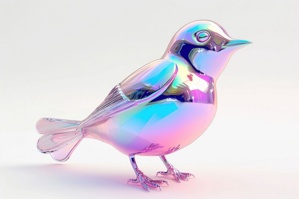 Simple bird animal purple appliance.