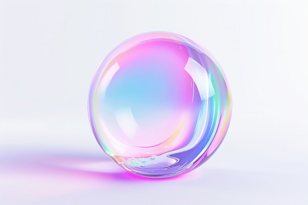 Simple liquid fluid sphere bubble glass.