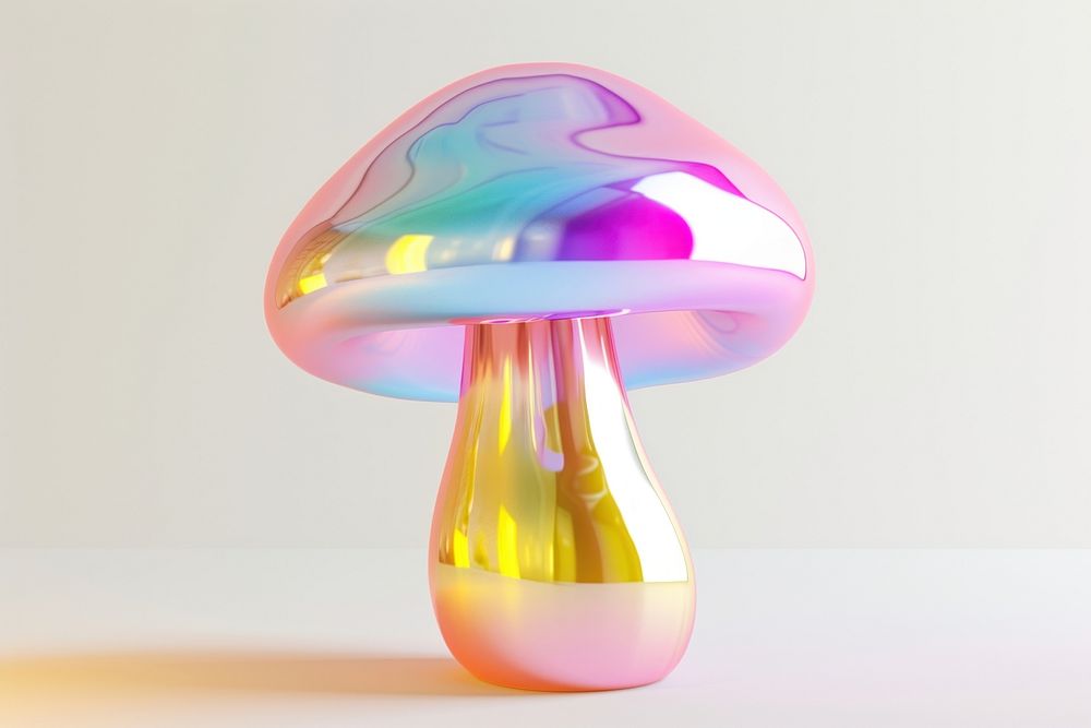 Simple mushroom lamp creativity toadstool.