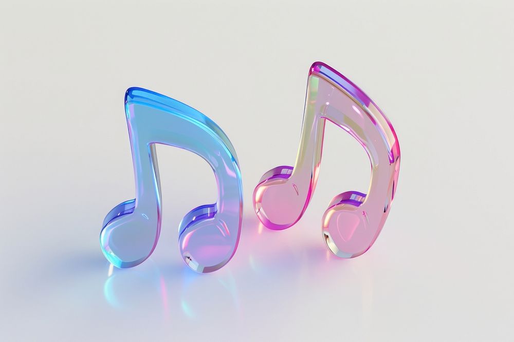 Simple music note icon electronics headphones jewelry.