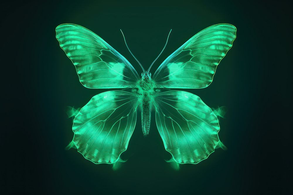 Butterfly animal insect green.