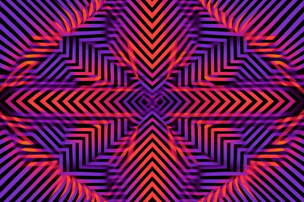 Abstract Graphic Element of abstract minimalistic symmetric psychedelic style backgrounds pattern purple.