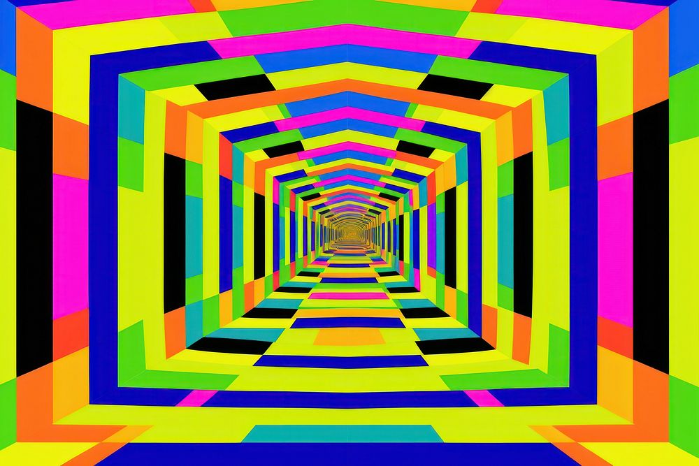Abstract Graphic Element of abstract minimalistic symmetric psychedelic style architecture backgrounds pattern.
