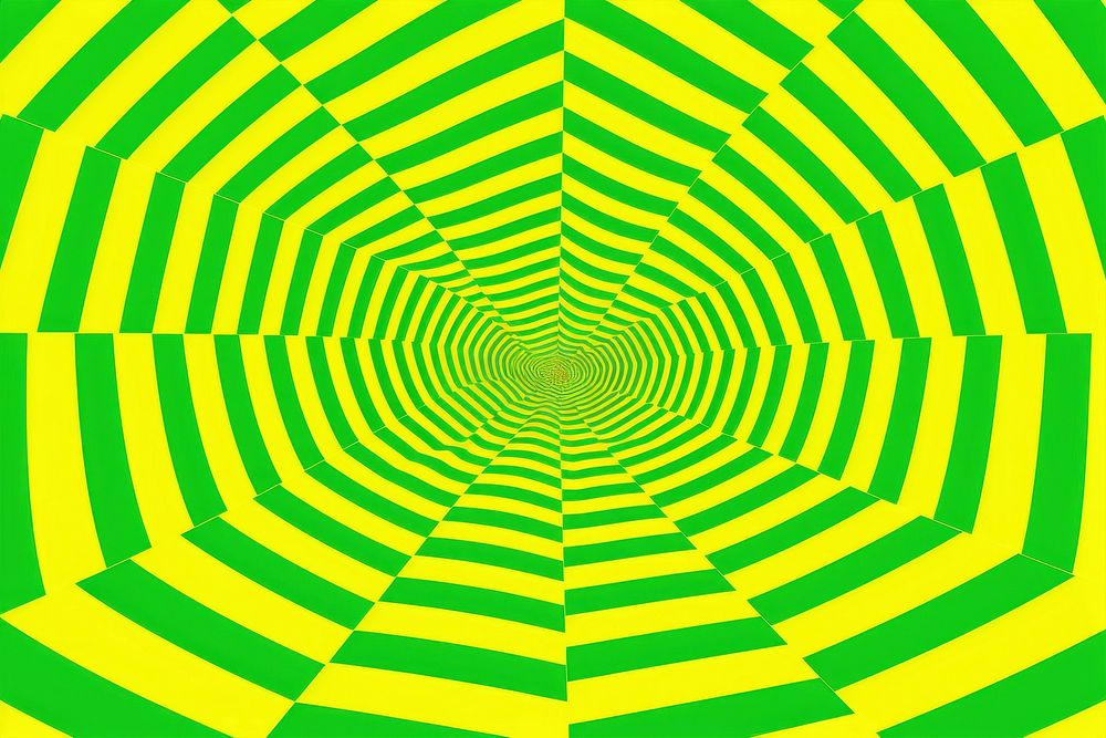 Abstract Graphic Element of abstract minimalistic symmetric psychedelic style backgrounds spiral green.