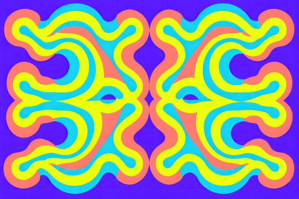 Abstract Graphic Element of abstract minimalistic symmetric psychedelic style art backgrounds graphics.