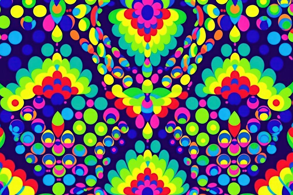 Abstract Graphic Element of abstract minimalistic symmetric psychedelic style art backgrounds pattern.