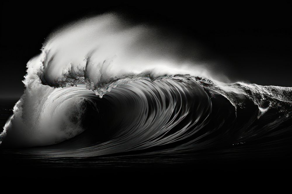 Close-up ocean waves nature motion sea.