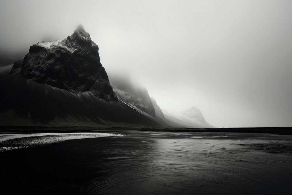 Iceland ice landscape mountain.
