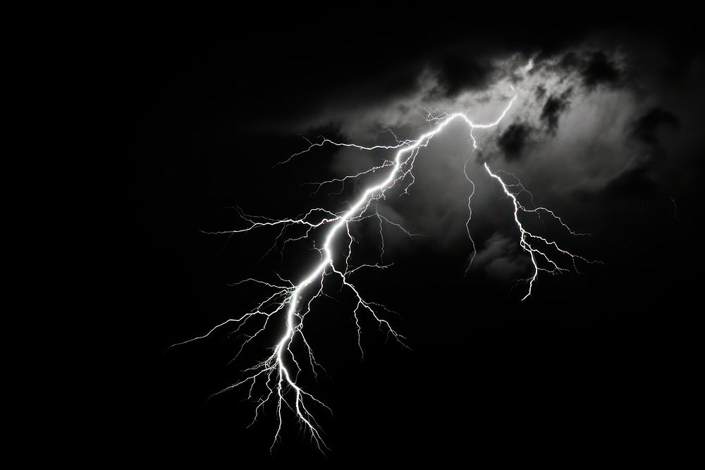 Lightning thunderstorm nature motion.
