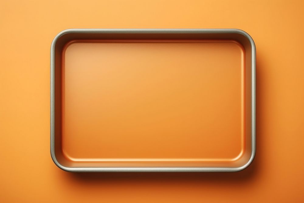 Baking tray backgrounds rectangle absence.