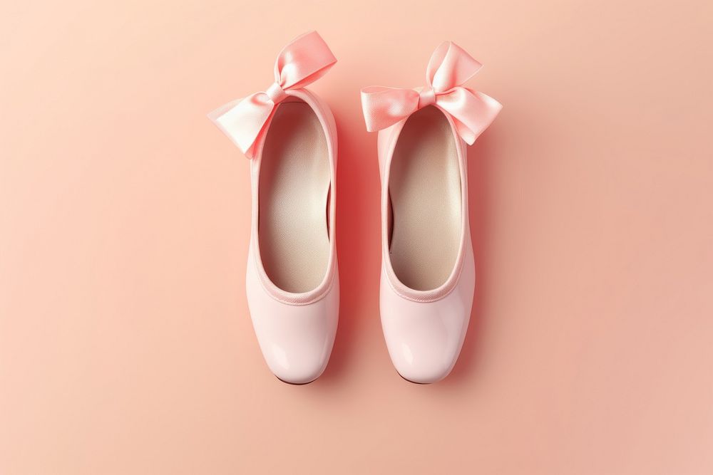 Ballet shoes footwear celebration elegance.