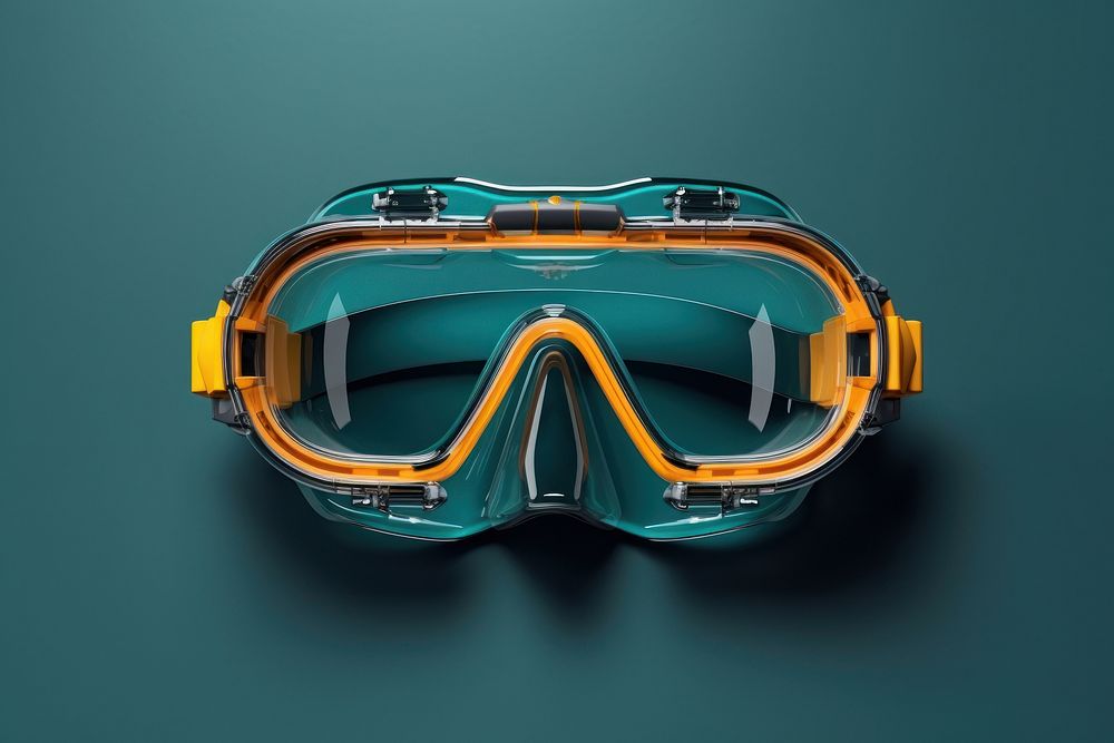 Swimming goggles transportation transparent accessories.