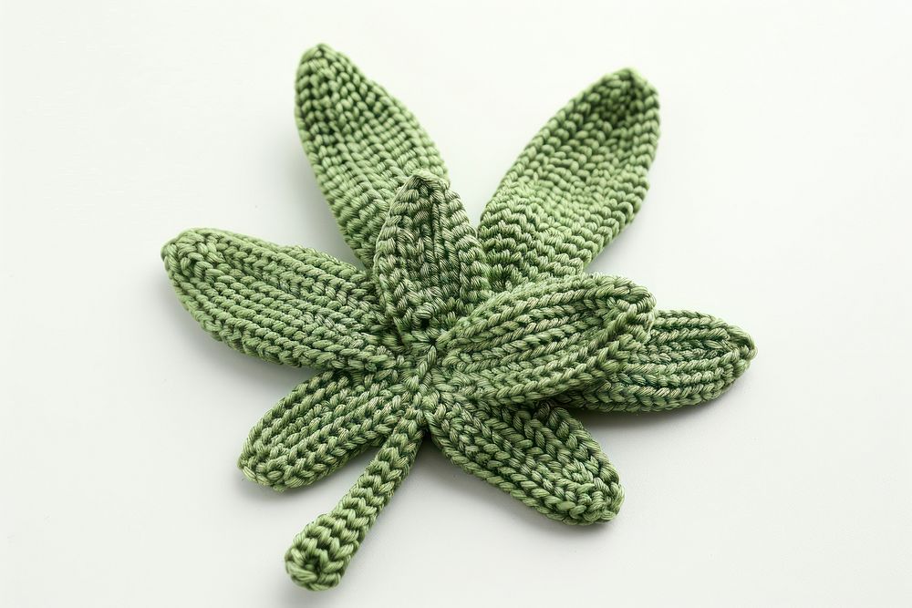Cannabis leaf jewelry pattern plant.