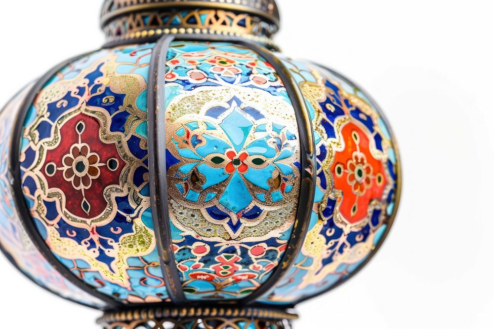 Ottoman painting of lantern architecture accessories creativity.