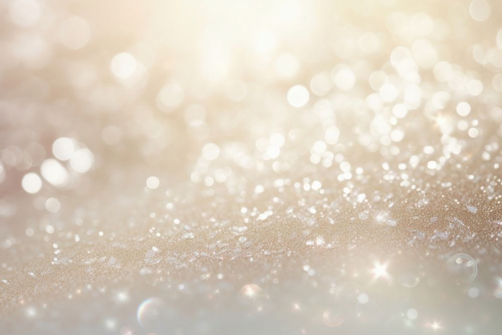 Pale glitter cream texture backgrounds illuminated tranquility.