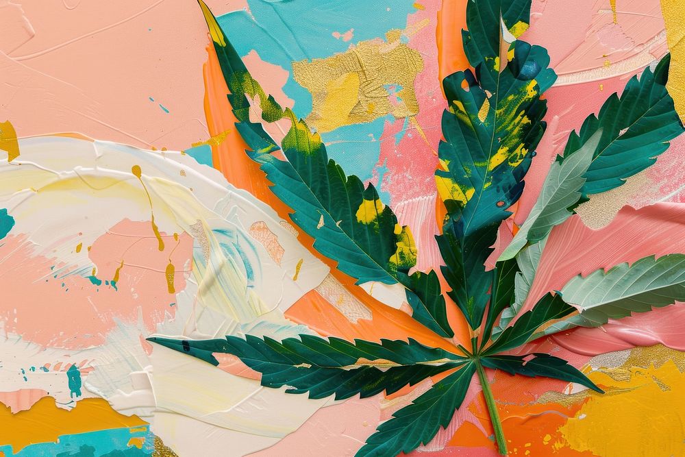 Cannabis art backgrounds plant.
