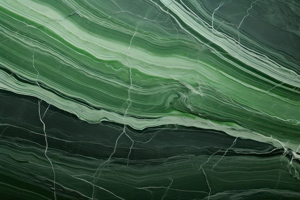 Marble green curve line.