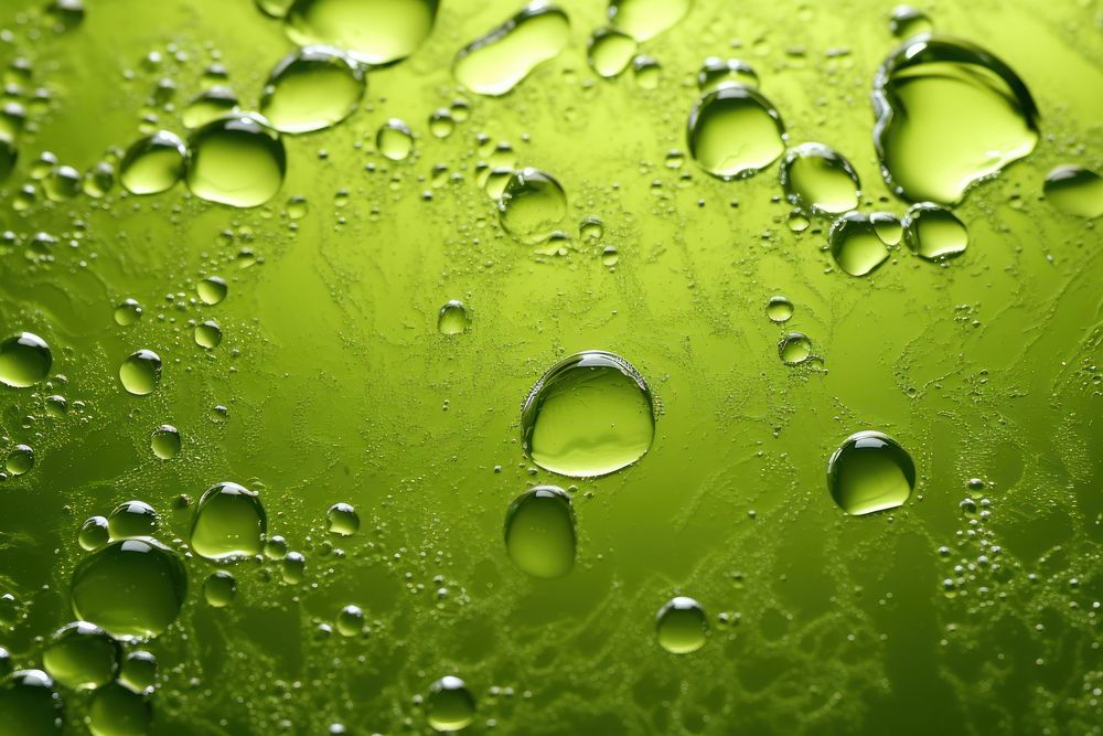 Green tea drink texture leaf condensation transparent.