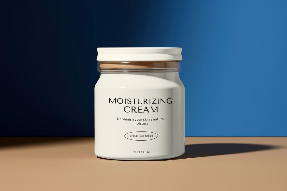 Moisturizing cream jar