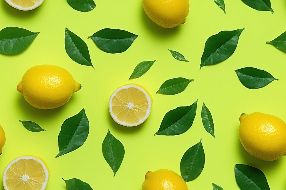 Lemon backgrounds fruit green.