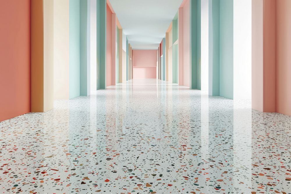 Terrazzo floor flooring architecture backgrounds.