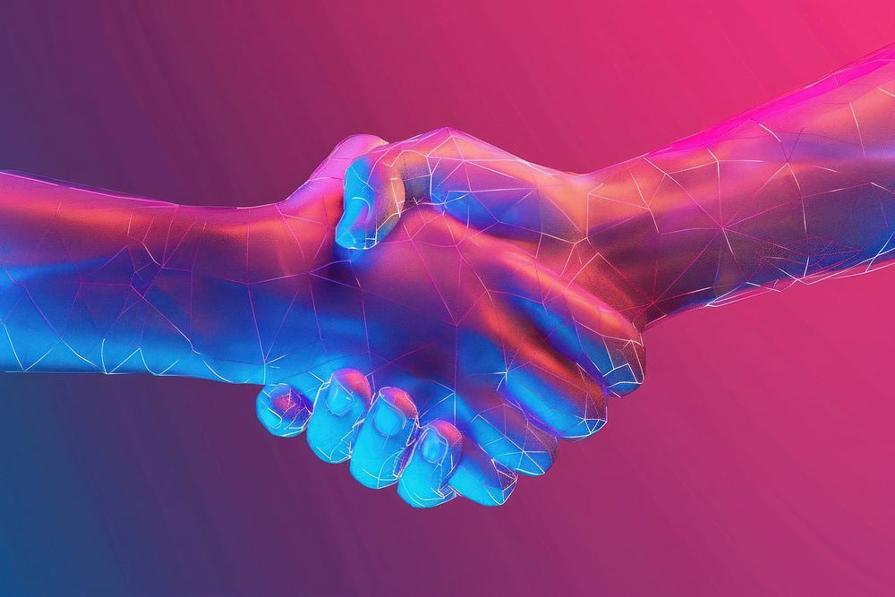 Handshake finger technology agreement.