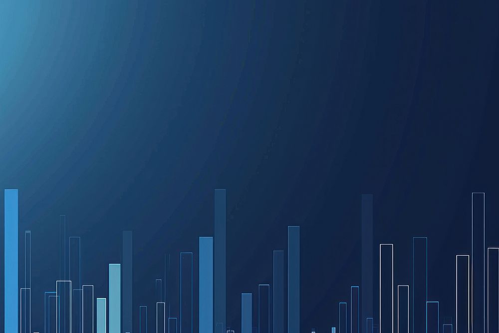 Chart backgrounds blue technology.