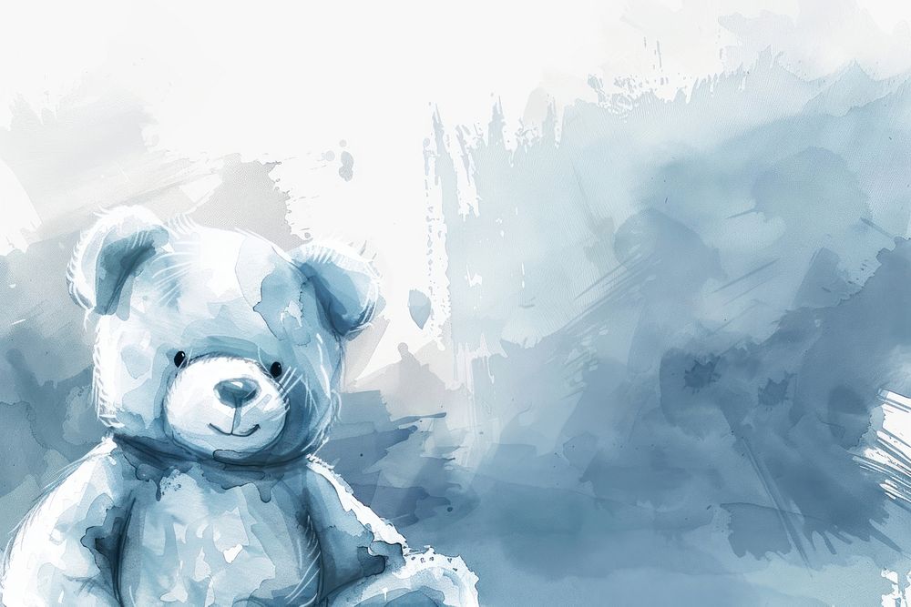 White teddy bear toy representation backgrounds.