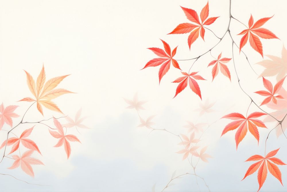 Autumn leaves backgrounds outdoors plant.
