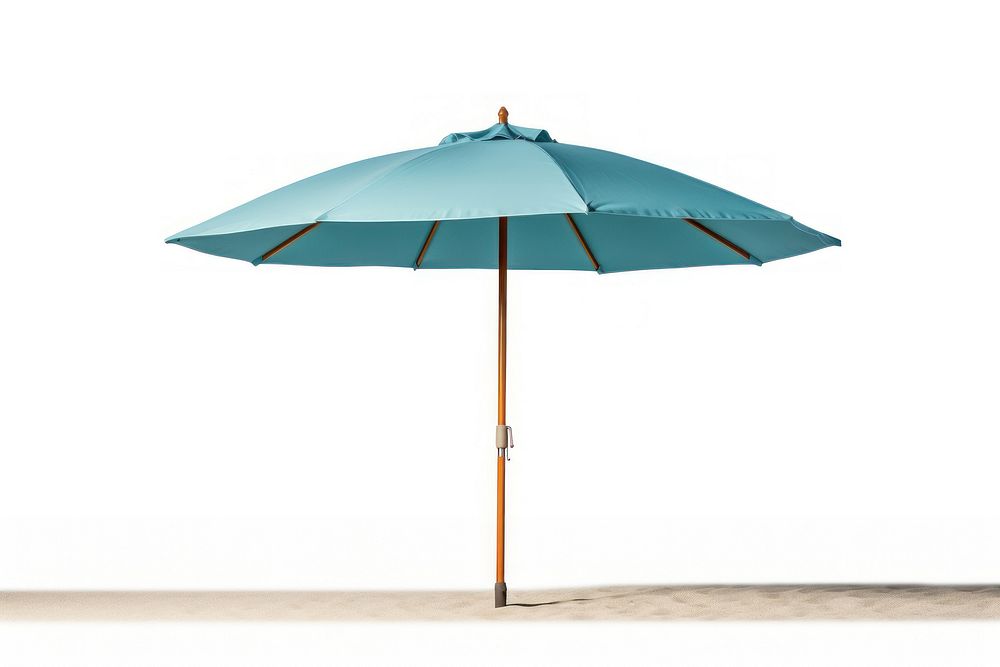 Beach parasol umbrella white background architecture.