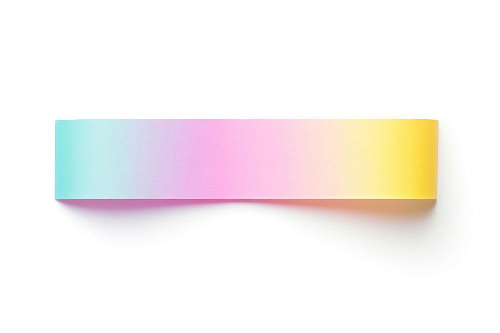 Pastel color washi tape white background rectangle abstract.