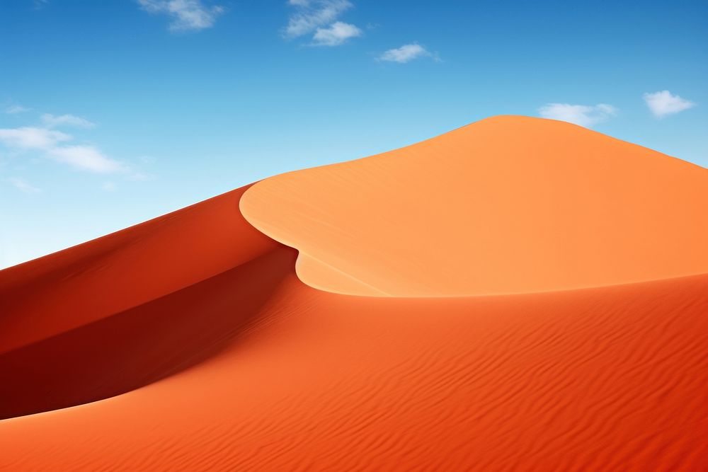 Sand dune desert outdoors nature blue.