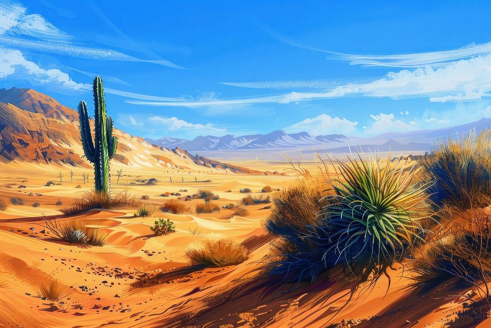 Sand dune desert landscape outdoors nature.
