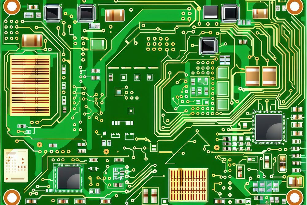 Circuit board electronics backgrounds pattern.