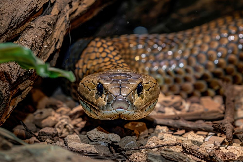 Snake King cobra reptile animal poisonous.