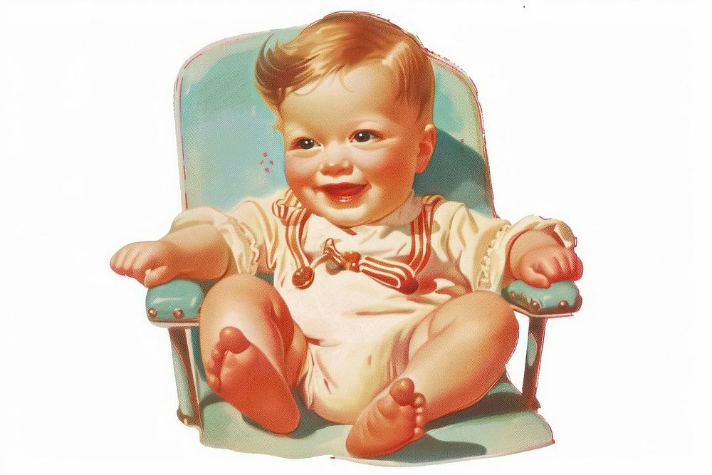 Baby furniture portrait chair.