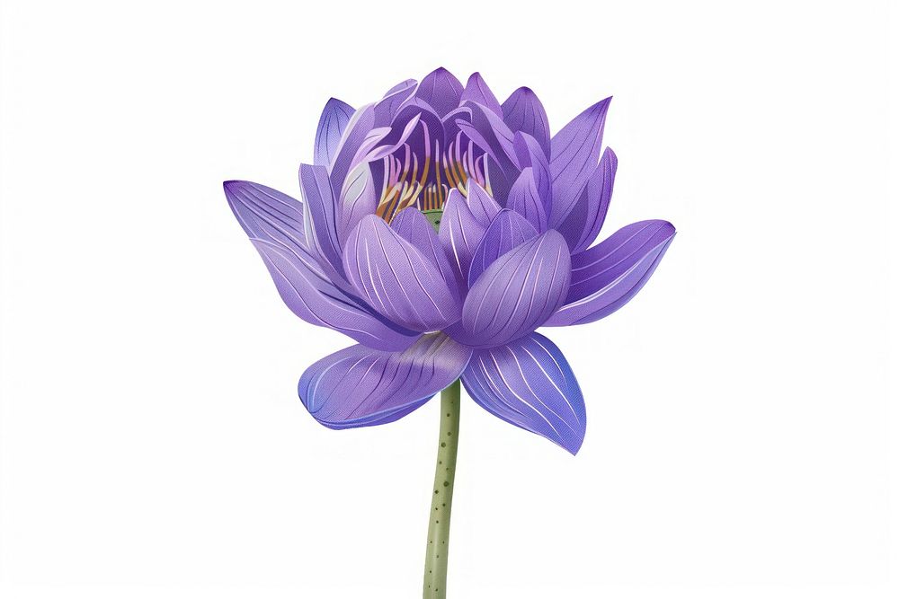 Lotus flower blossom crocus.