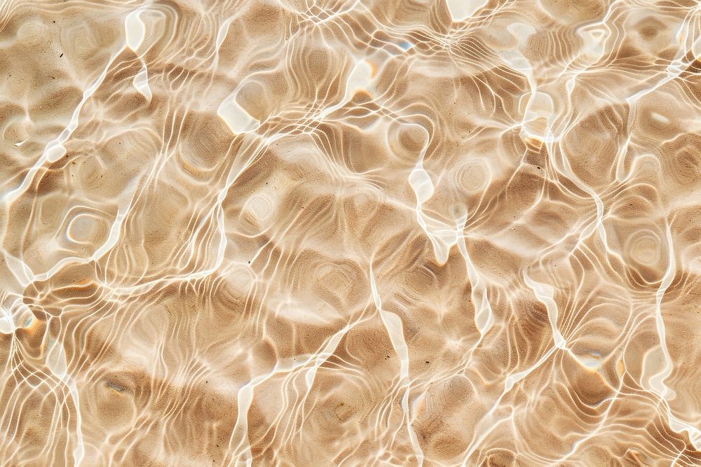 Water pattern on brown sand backgrounds texture textured.