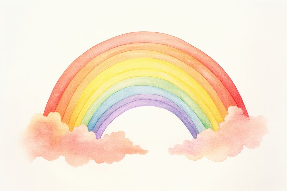 Rainbow backgrounds painting nature.