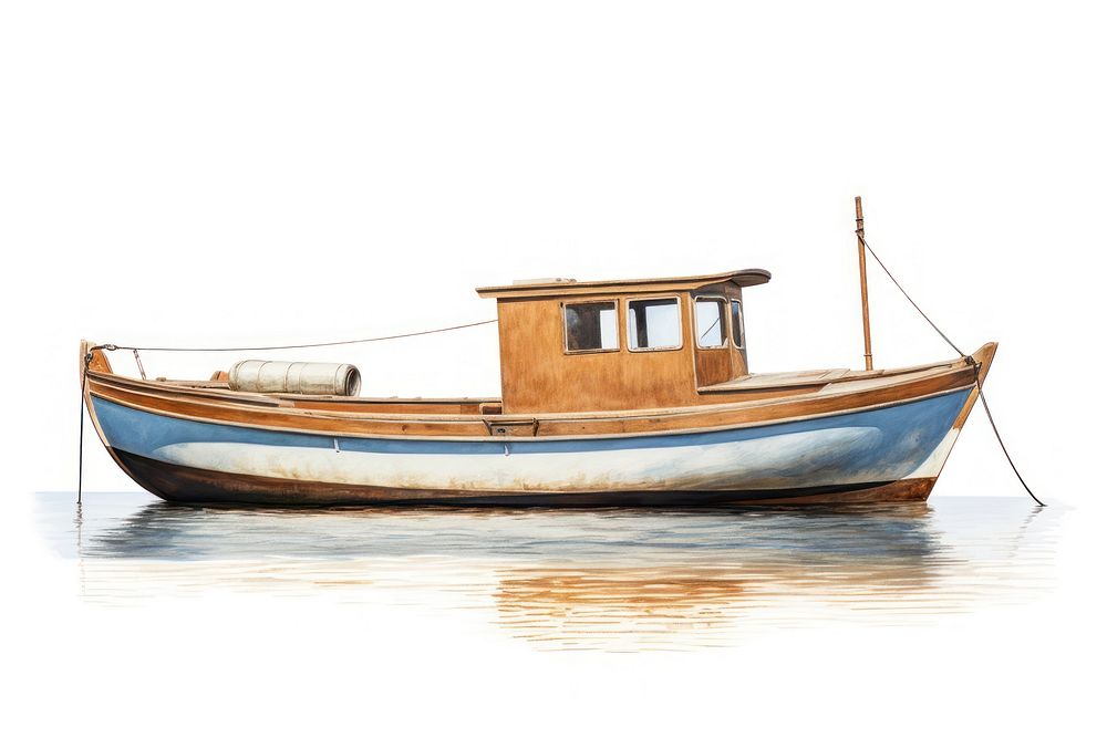 Fishing boat watercraft sailboat vehicle.