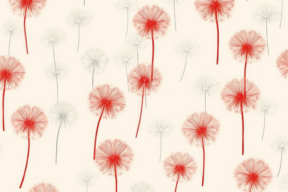 Dandelion pattern backgrounds wallpaper flower.