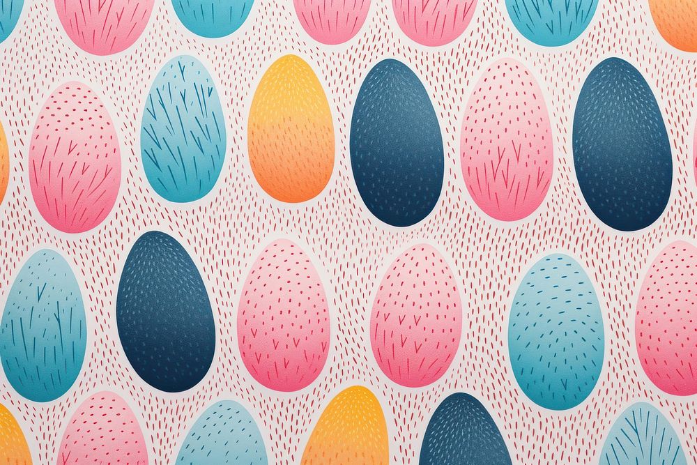 Easter egg pattern backgrounds art repetition.