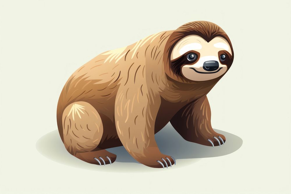 Sloth wildlife animal mammal.