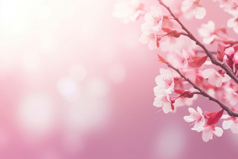Pink spring background backgrounds outdoors blossom.