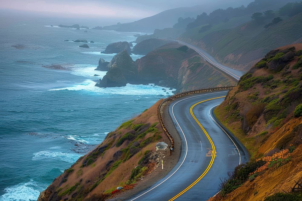 Most spectacular road outdoors highway nature.