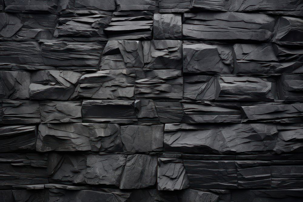 Basalt wall backgrounds black repetition.