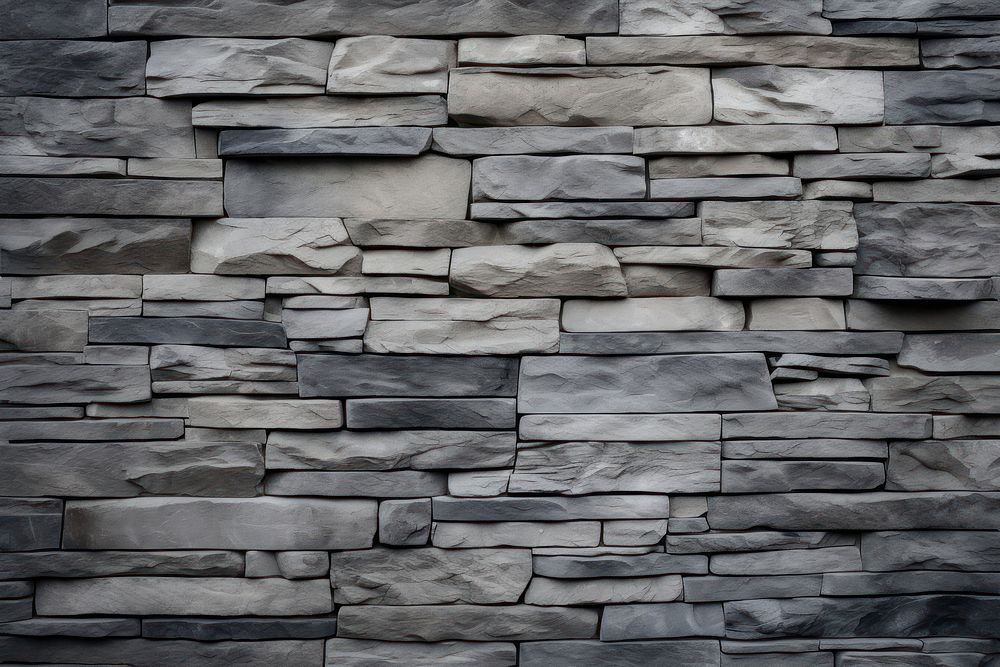Grey flagstone wall architecture backgrounds repetition.